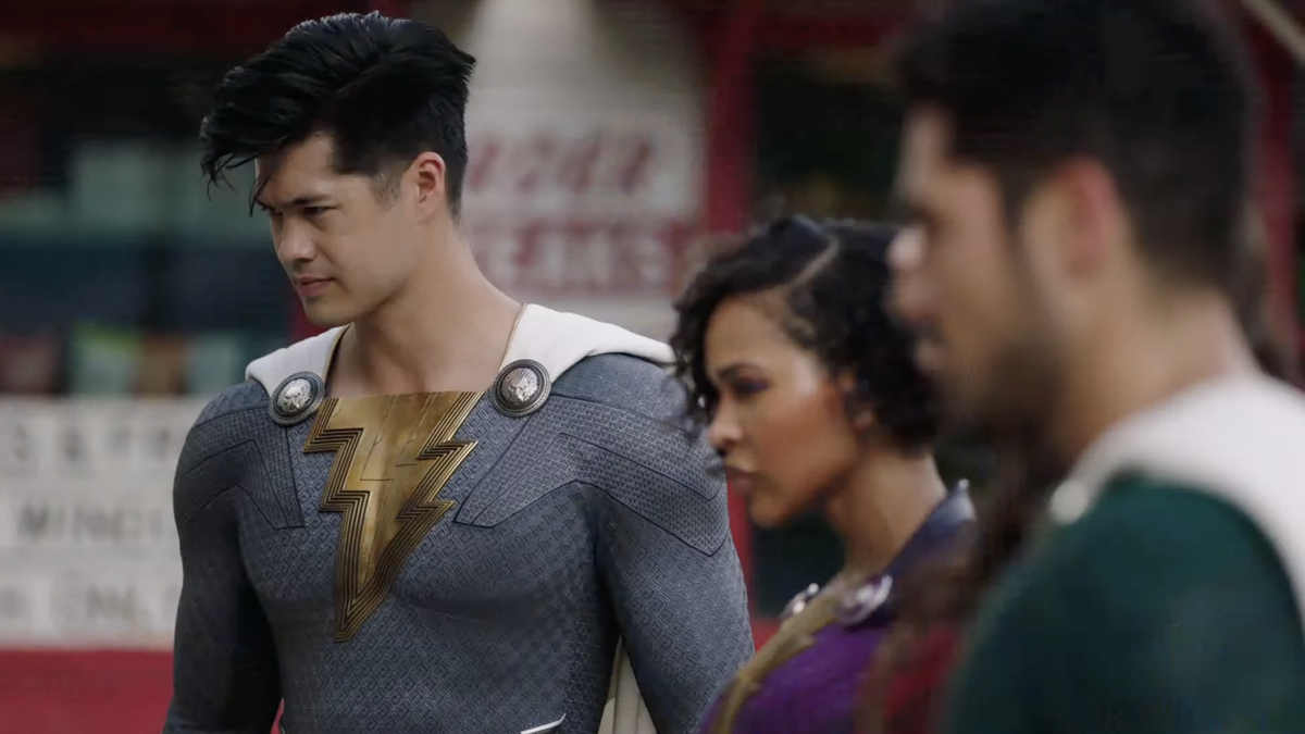 Behind the scenes footage of Shazam Fury of the Gods