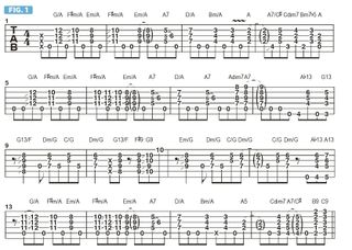 How to emulate organ-type chord melodies on guitar