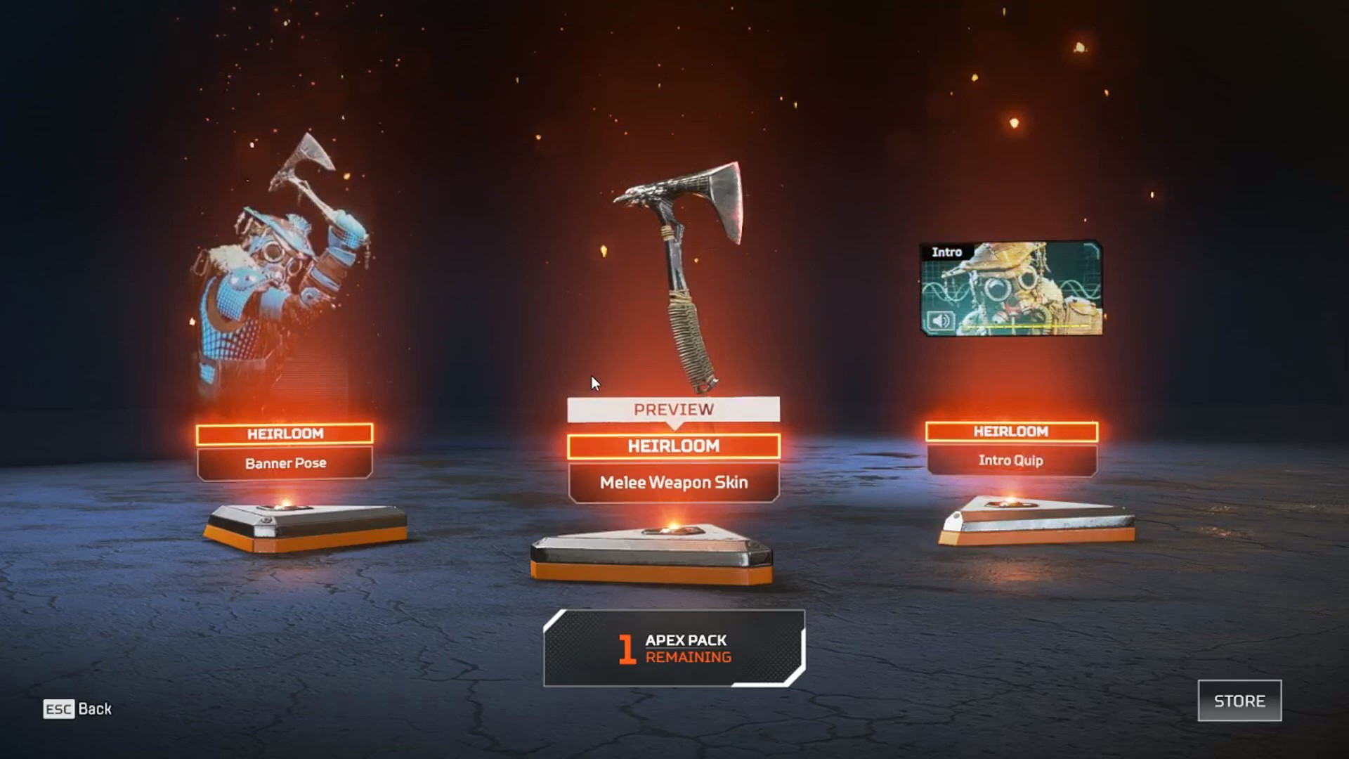 Apex Legends heirlooms