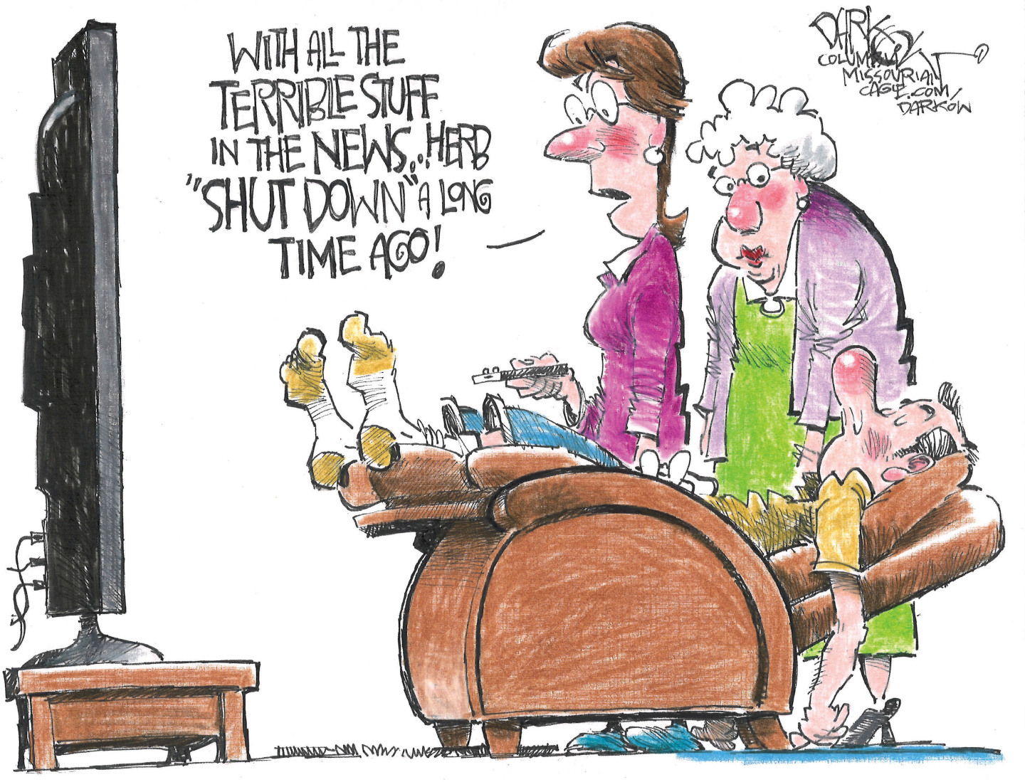 Political cartoon
