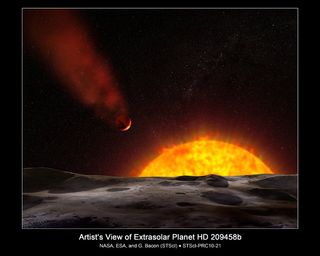 Scorched Alien Planet Has a Comet Tail