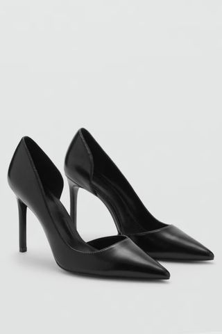 Mango Asymmetrical Heeled Shoes