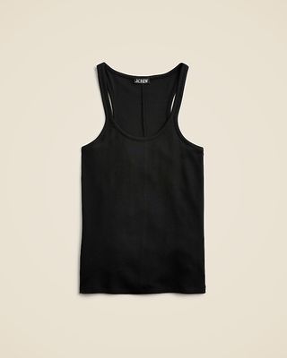 Fine Rib Racerback Tank Top