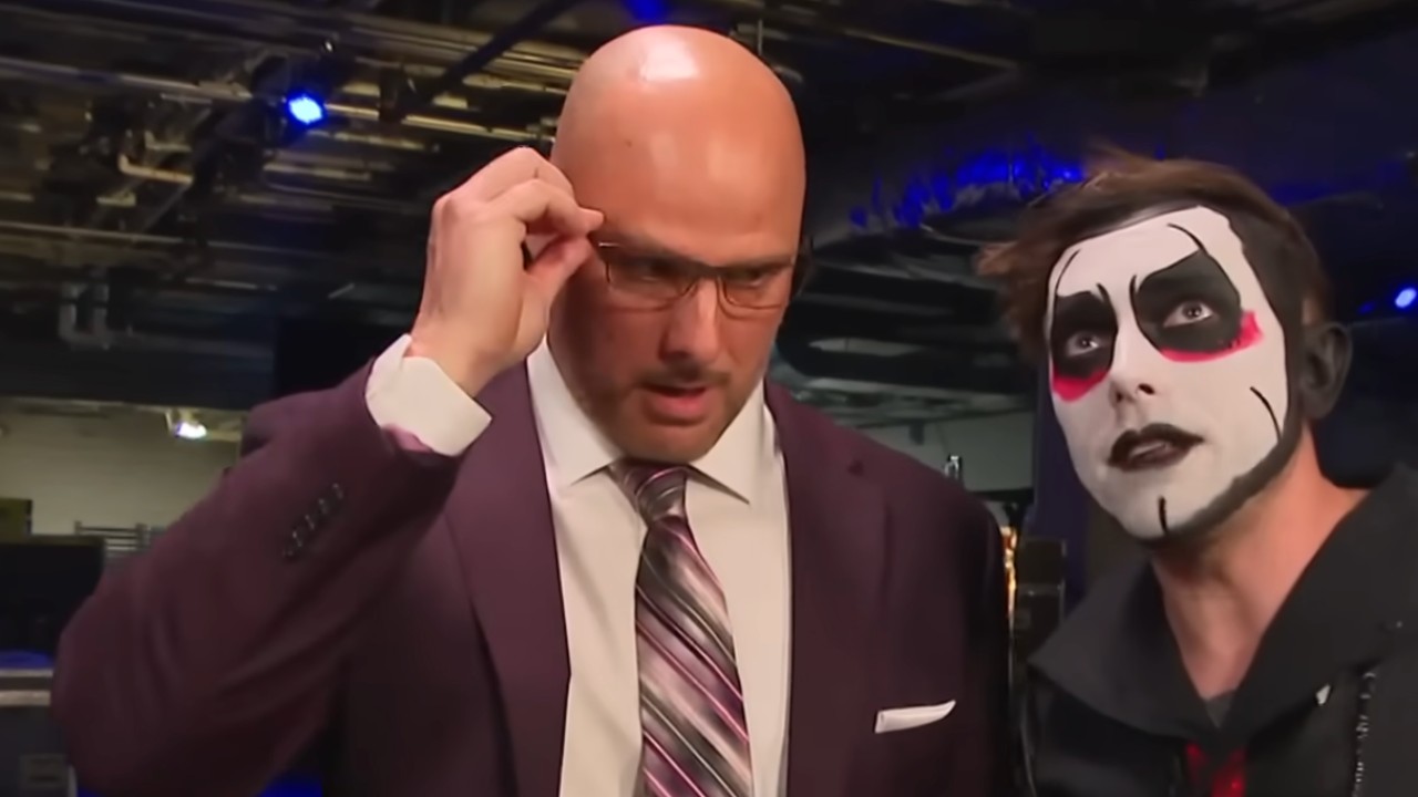 Danhausen with Adam Pearce