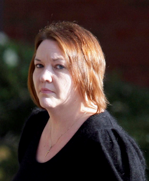 Lisa Hayden-Johnson outside court