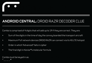 Droid RAZR contest