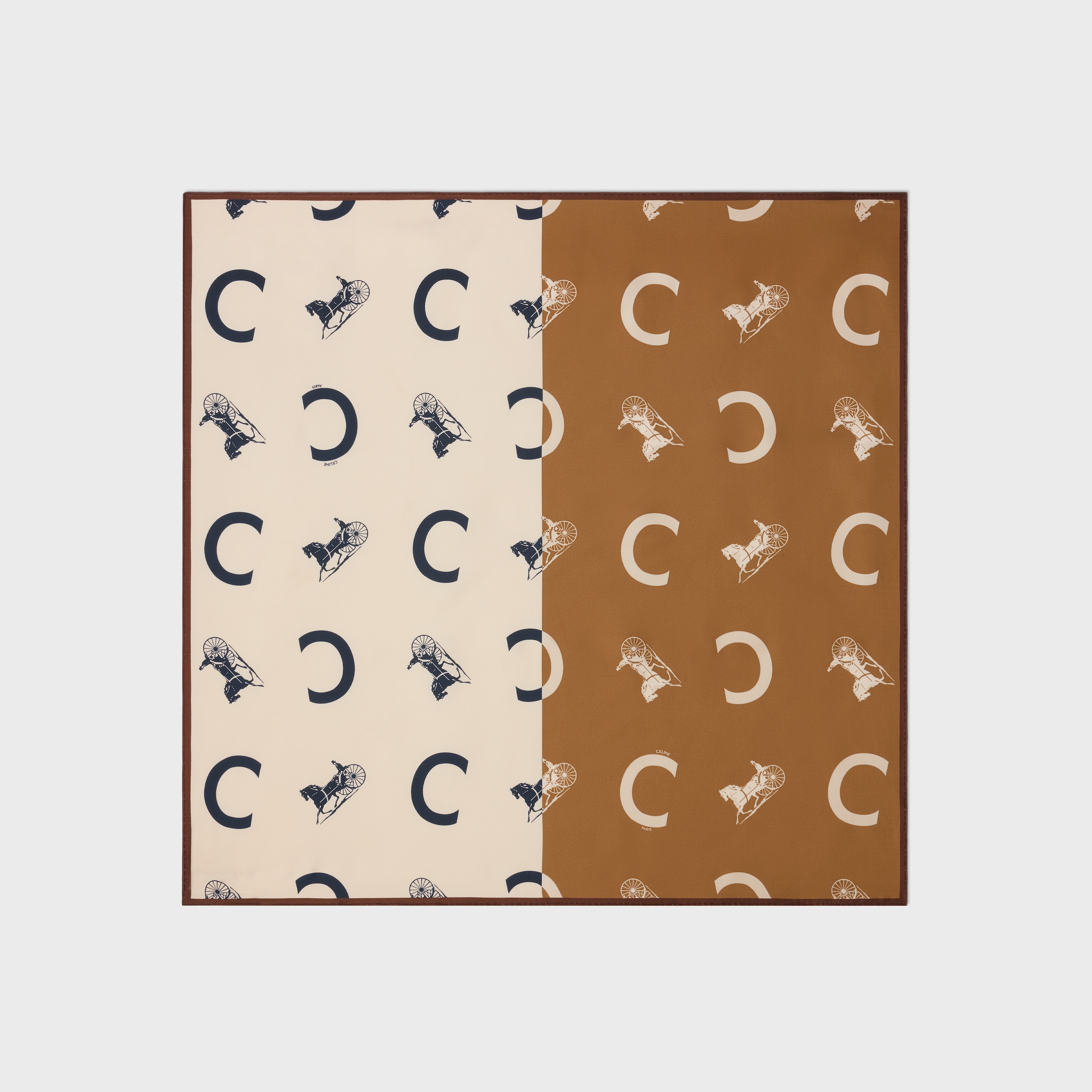 Square in Silk Twill