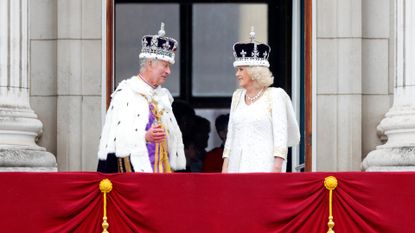 King Charles and Queen Camilla at the Coronation