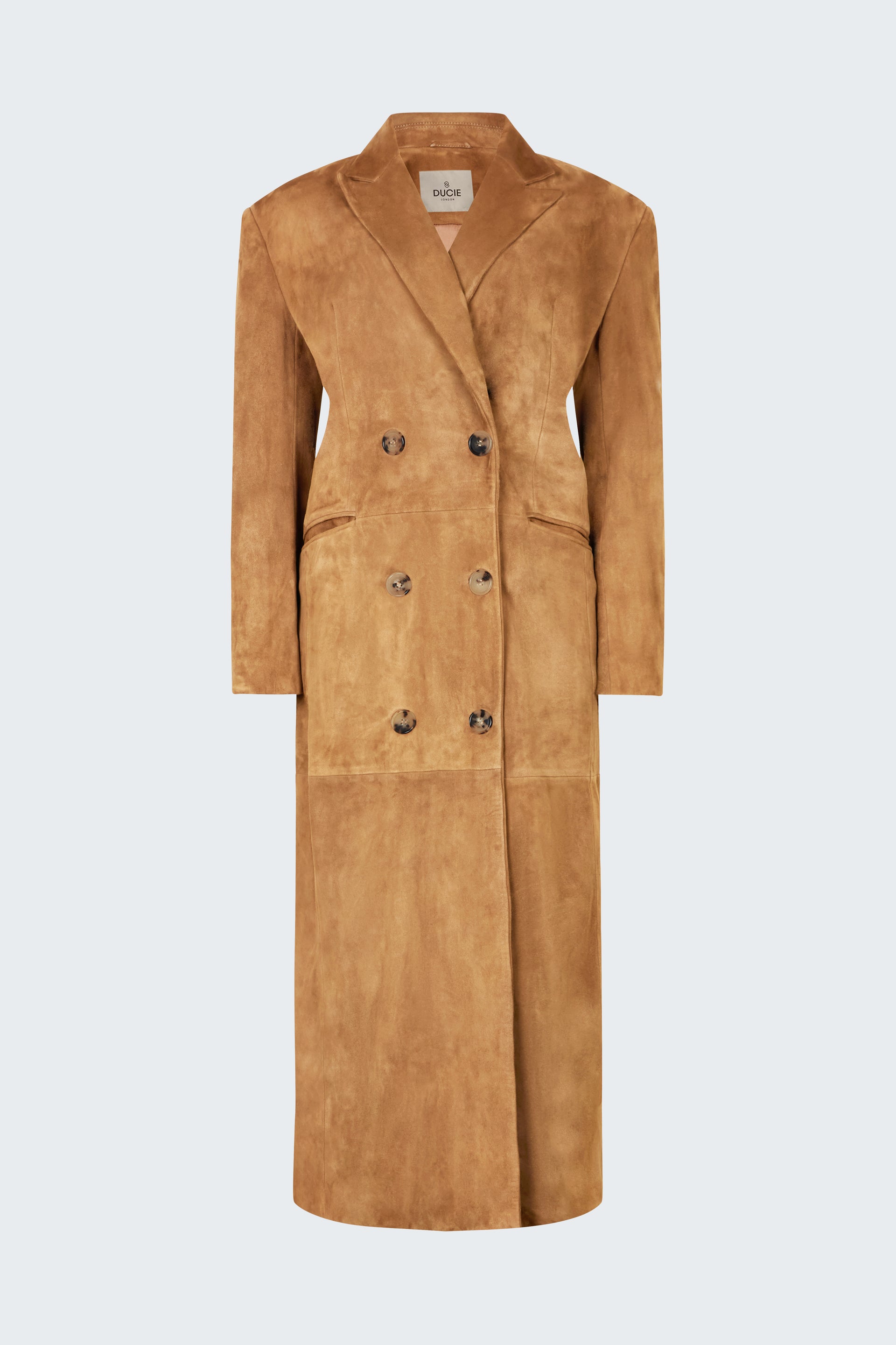 Aggie Suede Coat - Xxs / Whiskey