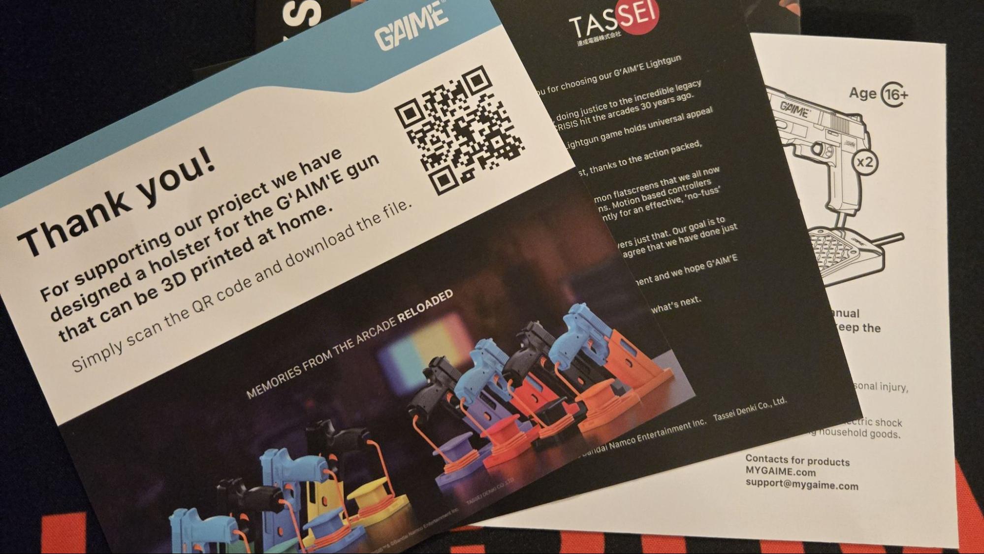 لعبة G'AIM'E للذكرى الثلاثين للعبة Time Crisis Light Gun