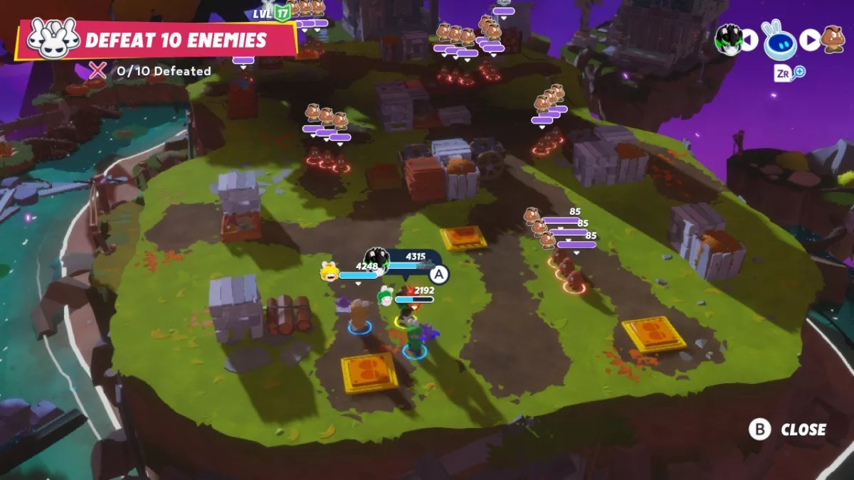 Mario Rabbids Sparks of Hope Gameplay