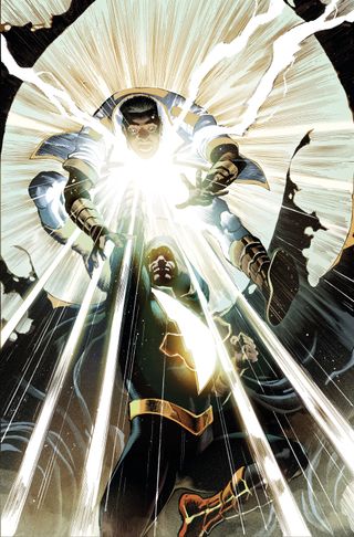 The open-to-order variant of Black Adam #12.