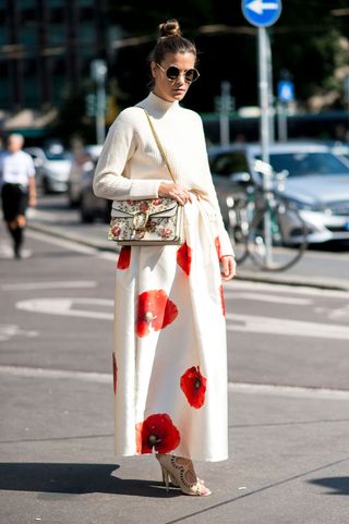 Milan fashion week, Street style