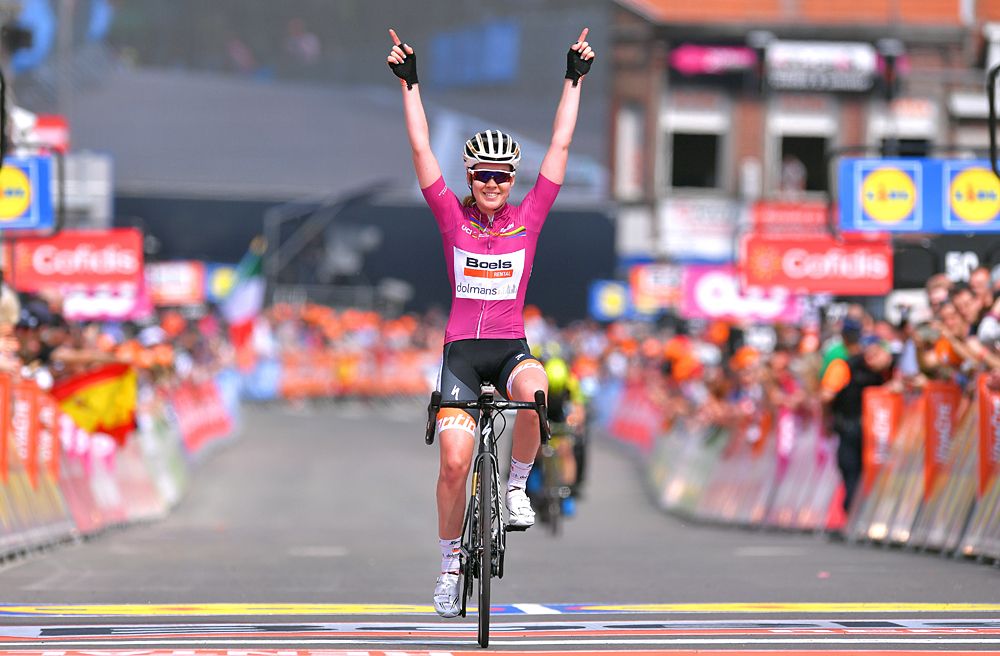 Anna van der Breggen (Boels Dolmans) wins a second consecutive Liege-Bastogne-Liege