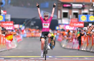 Anna van der Breggen (Boels Dolmans) wins a second consecutive Liege-Bastogne-Liege