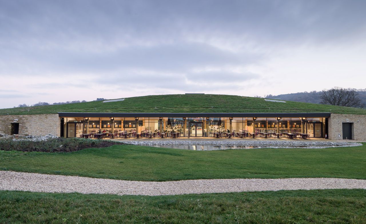 Restful service station in nature