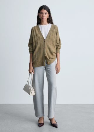 Buttoned Long Cardigan - Women | Mango United Kingdom