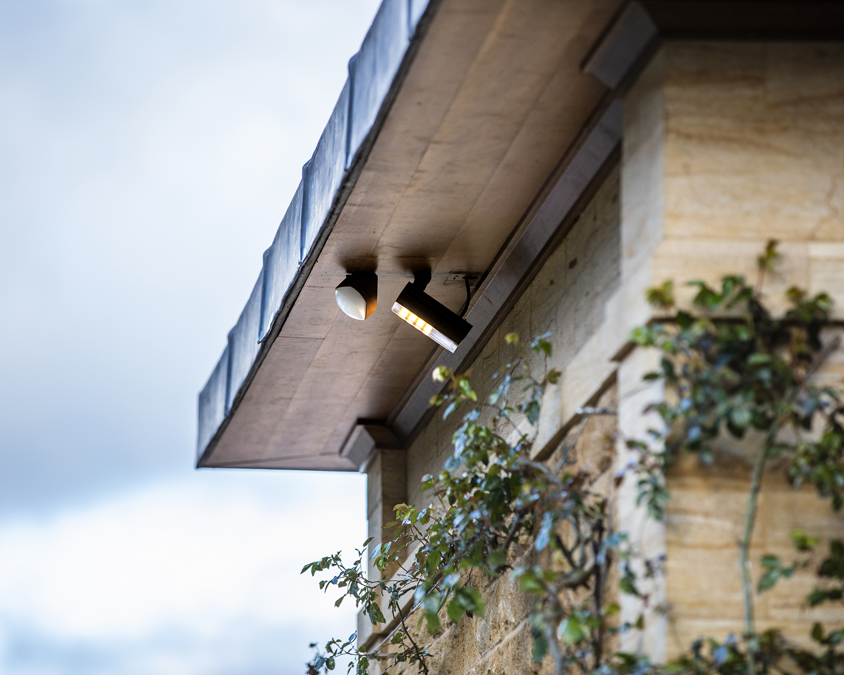 Security cameras outside a home