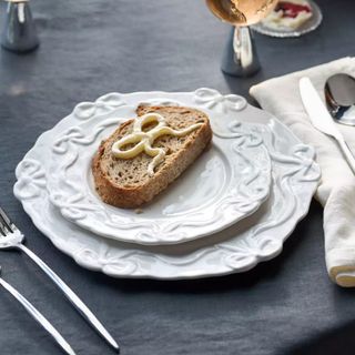 Benedita Bow Stoneware Side Plates, Set of 4