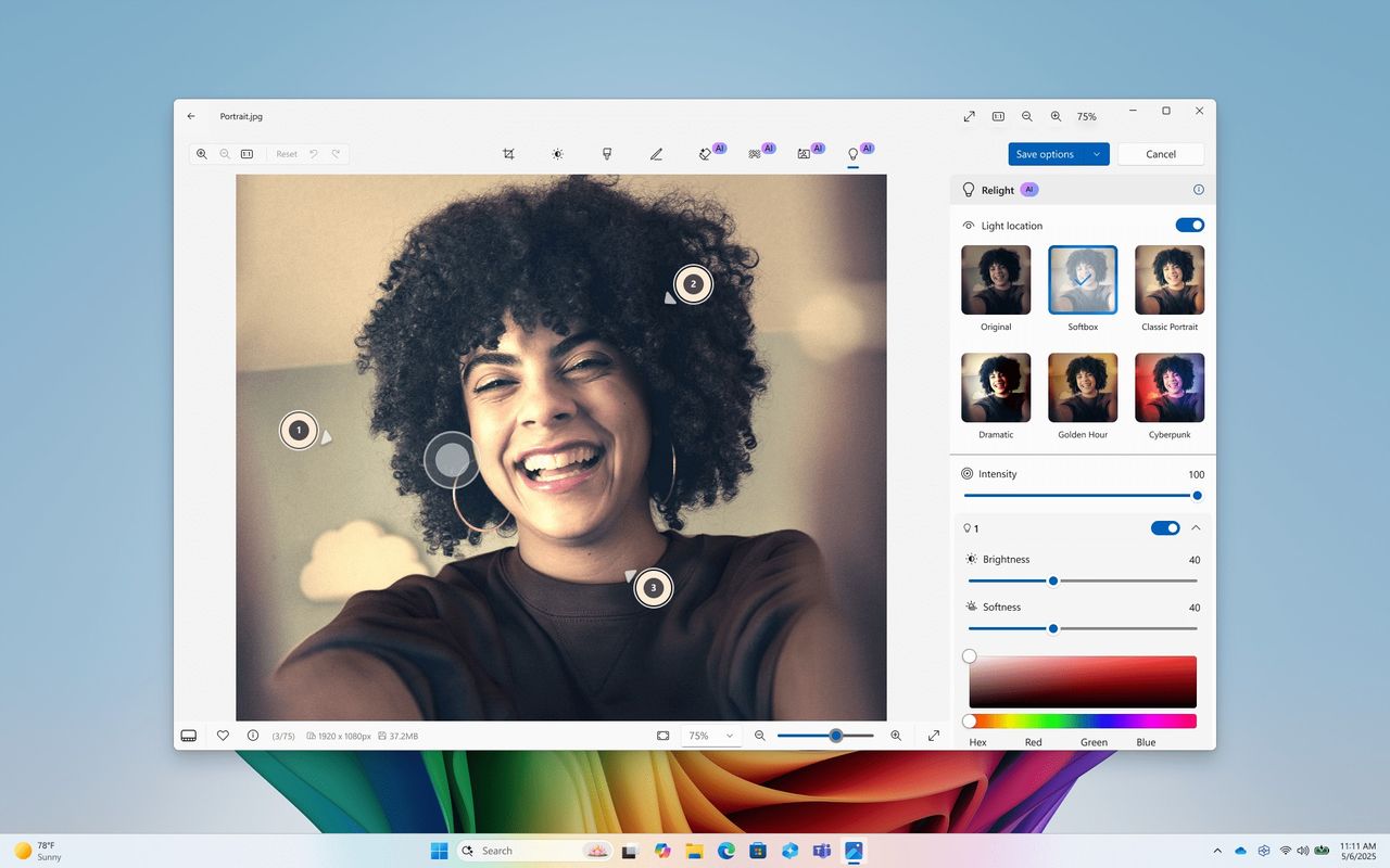 Windows 11 new start menu and AI actions