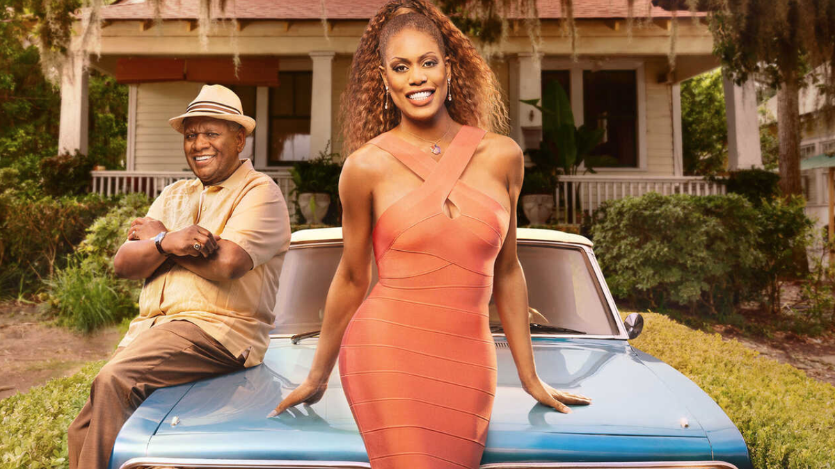 Harry Slate (played by George Wallace) has a surprise reunion with his trans woman daughter Desiree (Laverne Cox) in &quot;Clean Slate&quot;