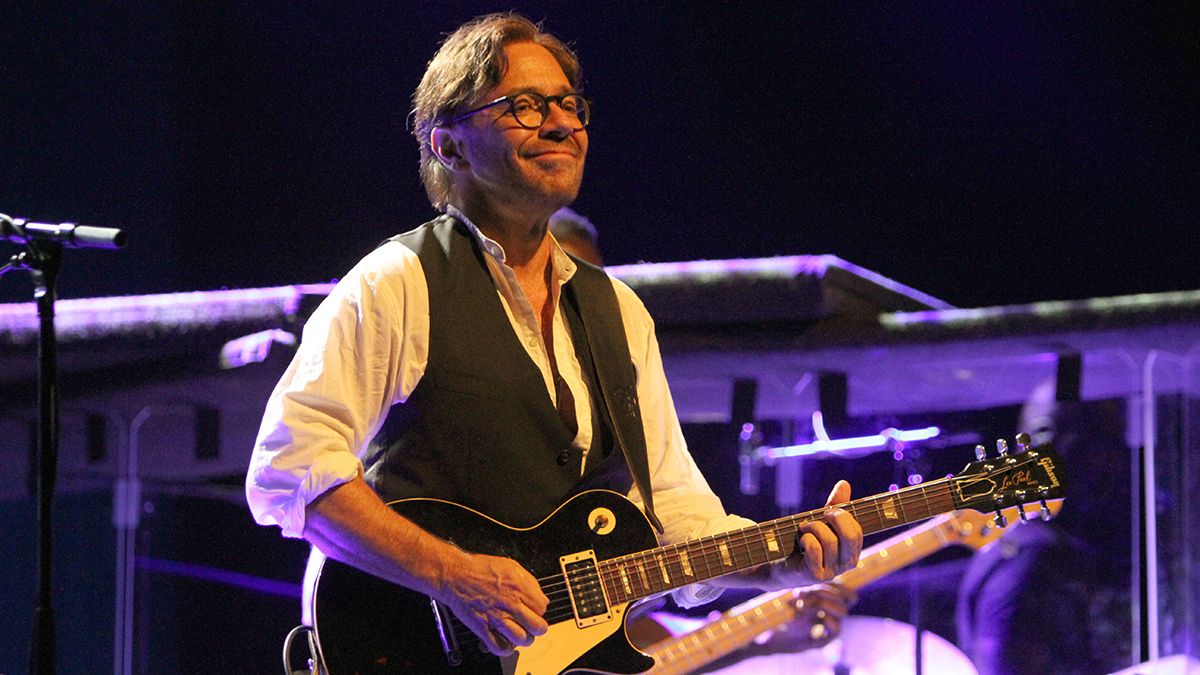 Al Di Meola playing a Gibson Les Paul