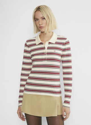 Aritzia, Sunday Best Banoffee Polo Longsleeve