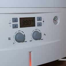 Controls on a combi boiler