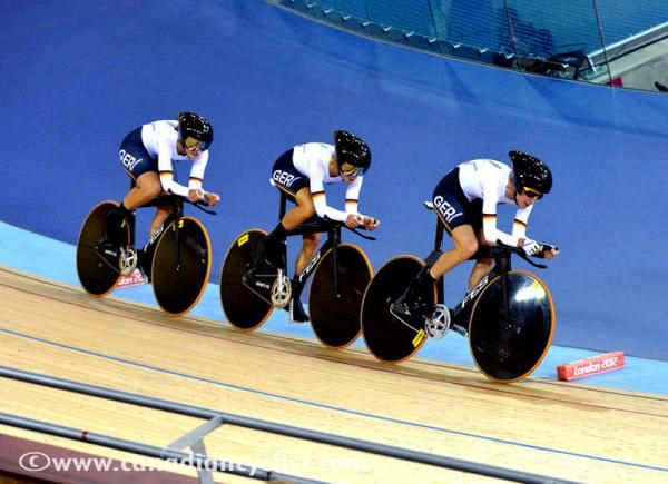 Germany brought Judith Arndt in from the road for the team pursuit