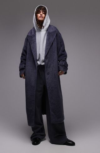 Chuck on Faux Fur Longline Coat