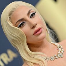 Lady Gaga attends the 28th Annual Screen Actors Guild Awards at Barker Hangar on February 27, 2022 in Santa Monica, California