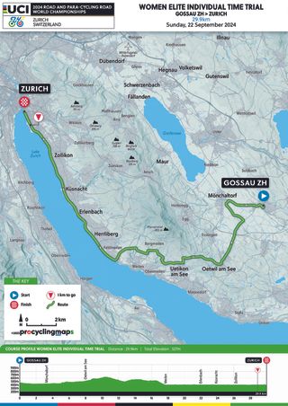 Routes for the 2024 World Championships