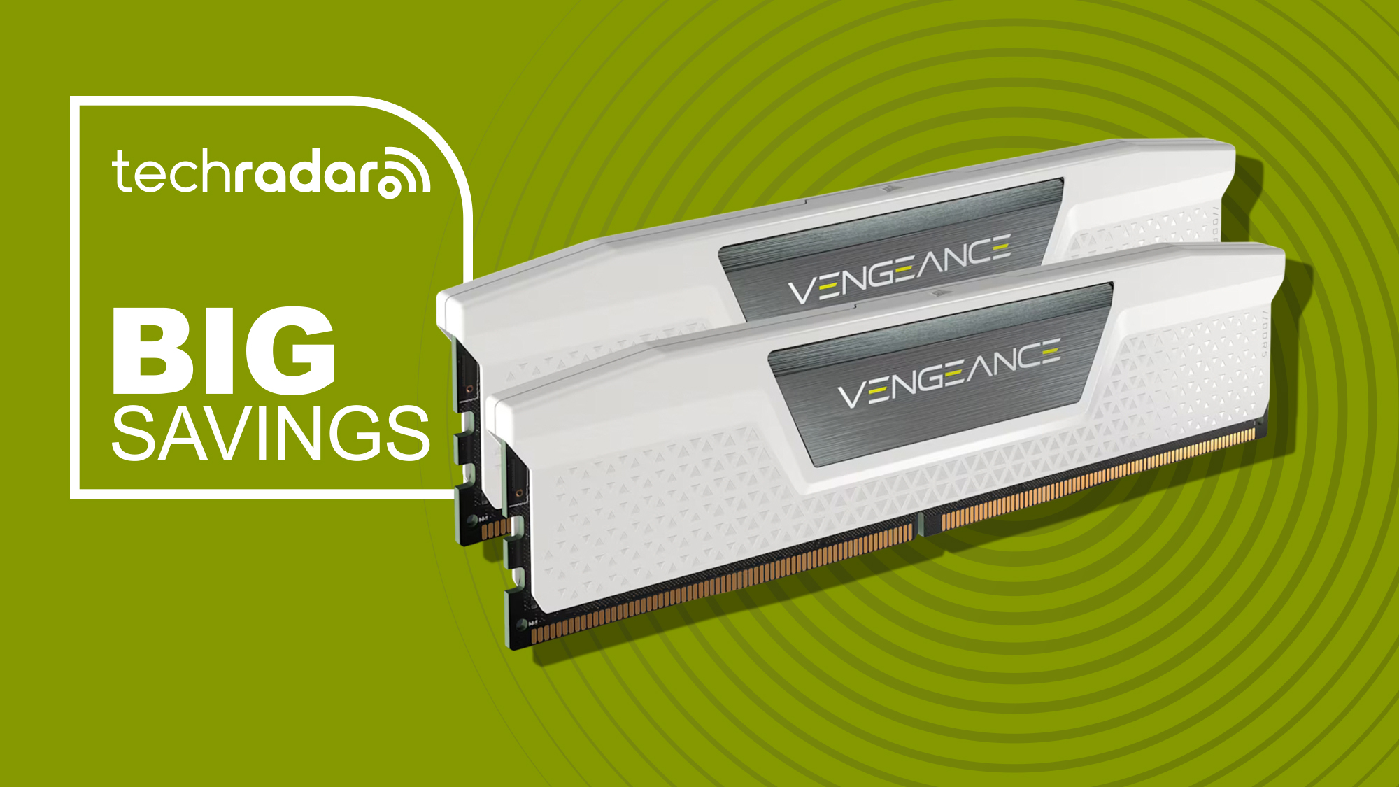 32GB Corsair Vengeance White DDR5-5200 Memory Kit
