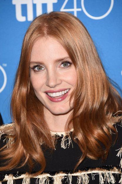 Jessica Chastain's Mega-Shiny Waves