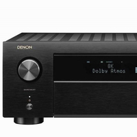 Best overall: Denon AVR-X47000H
The Denon sits at the top of our best receivers list for several reasons. For starters, the elite construction and support for nearly every audio format imaginable. It comes with an audio calibration system, and this 9-channel amp produces rich, layered sound that immerses you into any soundtrack.