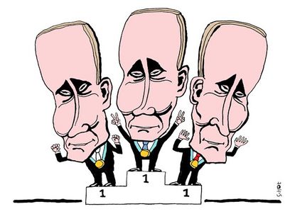 Editorial cartoon Putin Sochi