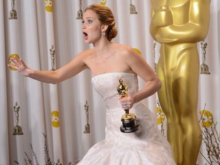 Jennifer Lawrence at the Oscars