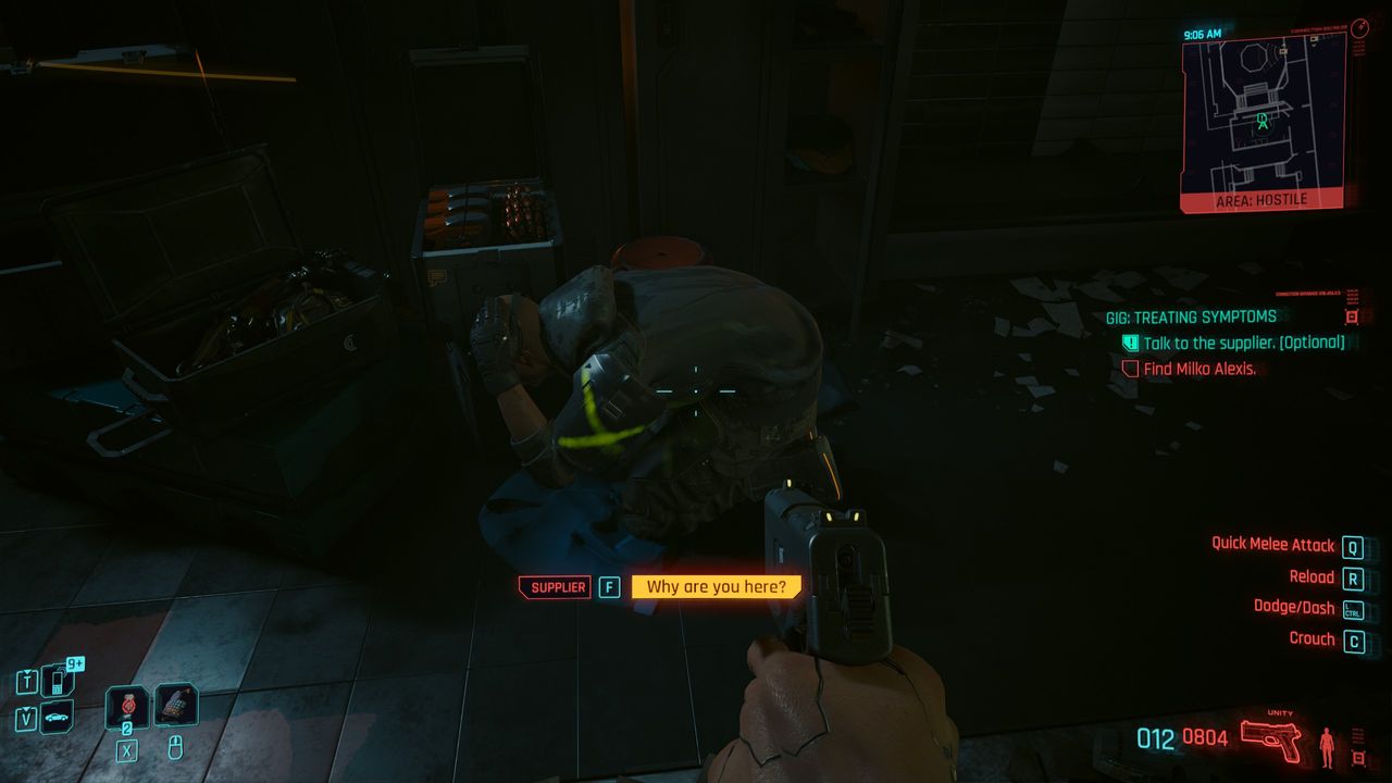Cyberpunk 2077 treating symptoms