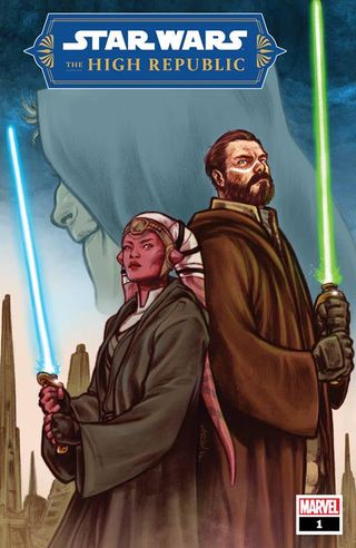 Star Wars: The High Republic cover with a Jedi and Padawan.