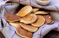 Maple drop scone pancakes