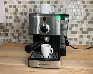 Testing the EspressoWorks coffee maker