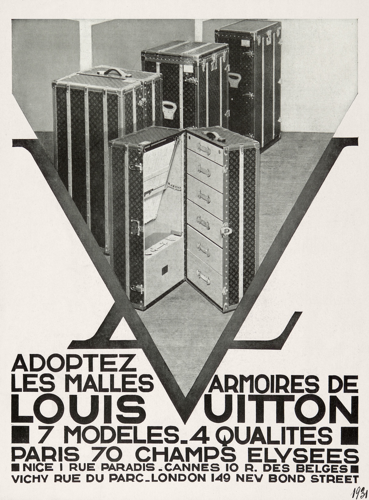 Vintage Louis Vuitton Trunks Advert