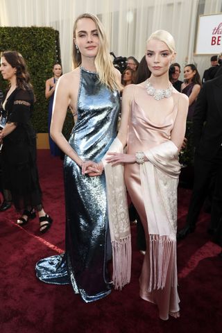 Anya Taylor-Joy and Cara Delevigne