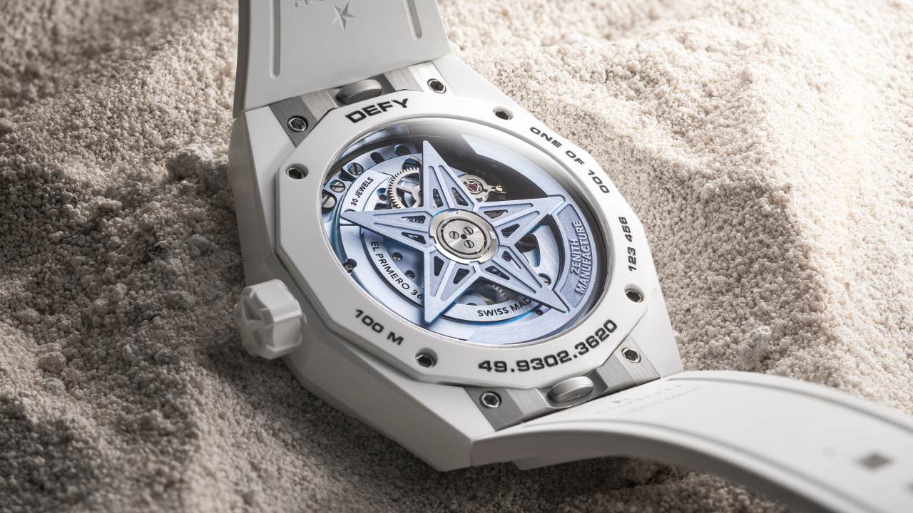 Zenith Defy Skyline Skeleton White Surfer Ceramic