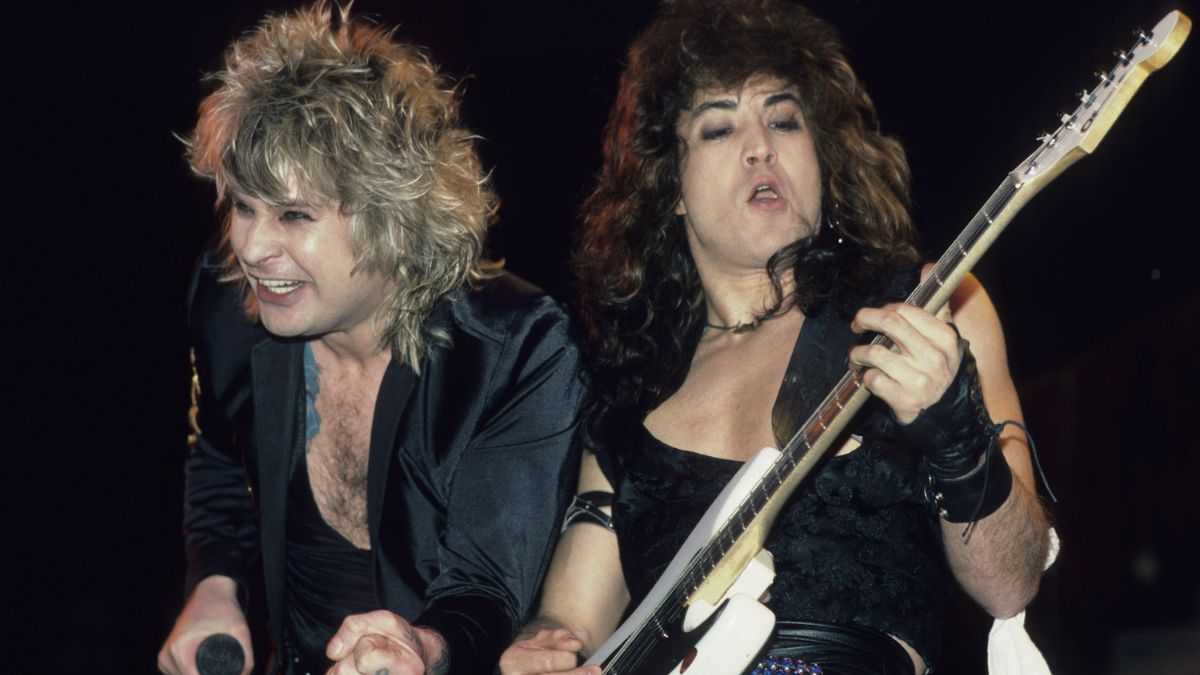 Ozzy Osbourne and Jake E Lee