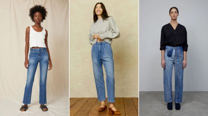 Pockets High-Waisted Wide-Leg Jeans in Black - Retro, Indie and Unique  Fashion