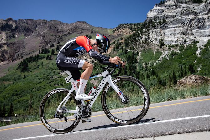 o&atilde;o Almeida (Hagens Berman Axeon) during the prologue of the 2019 Tour of Utah