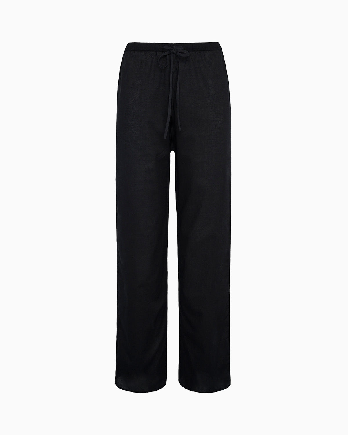 The Pant: Black Cotton Voile