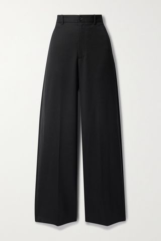 Johan Wool-Twill Wide-Leg Pants