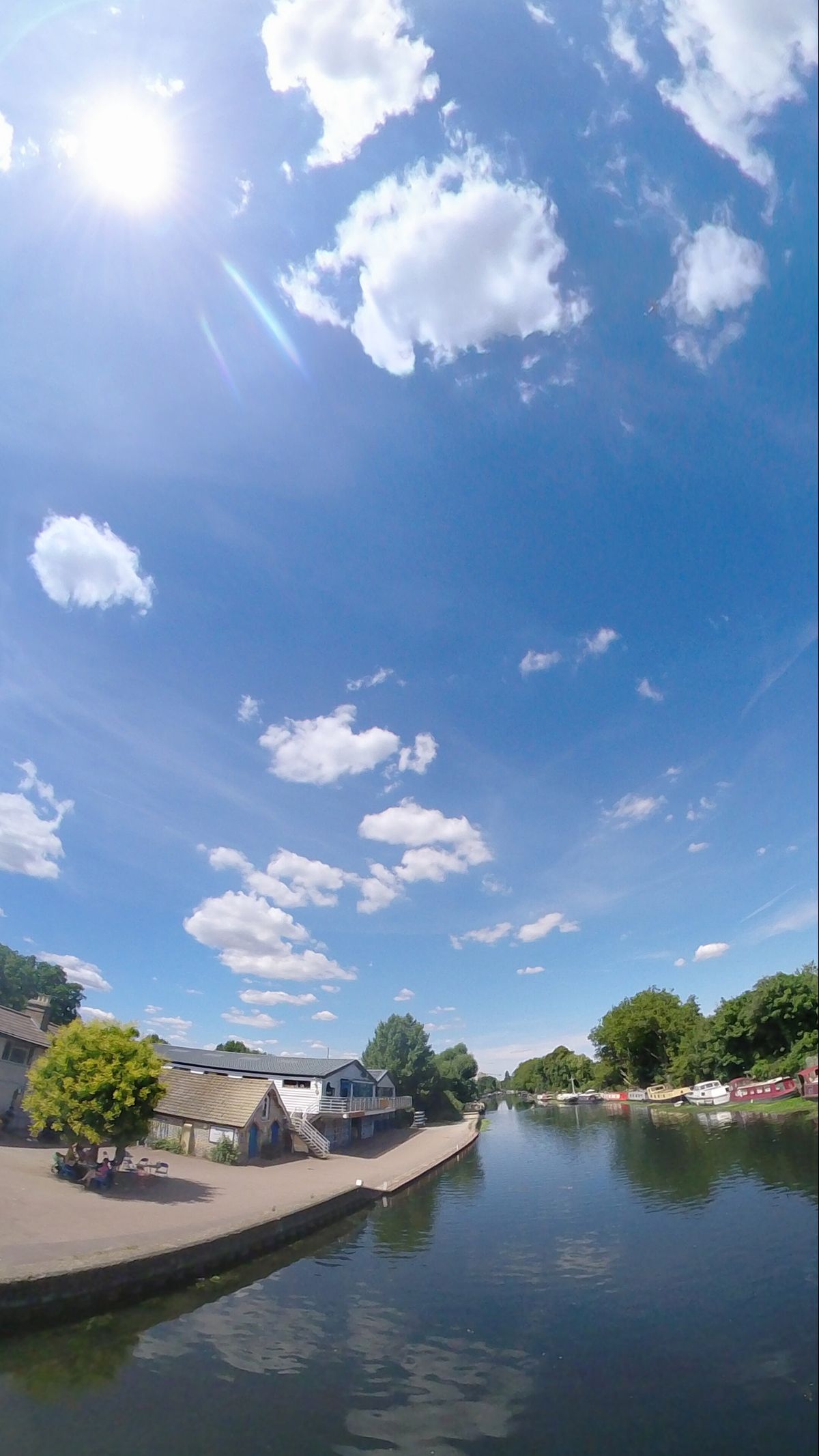 A sample image taken with the Akaso 360 action camera, edited and exported using the Akaso 360 Android app